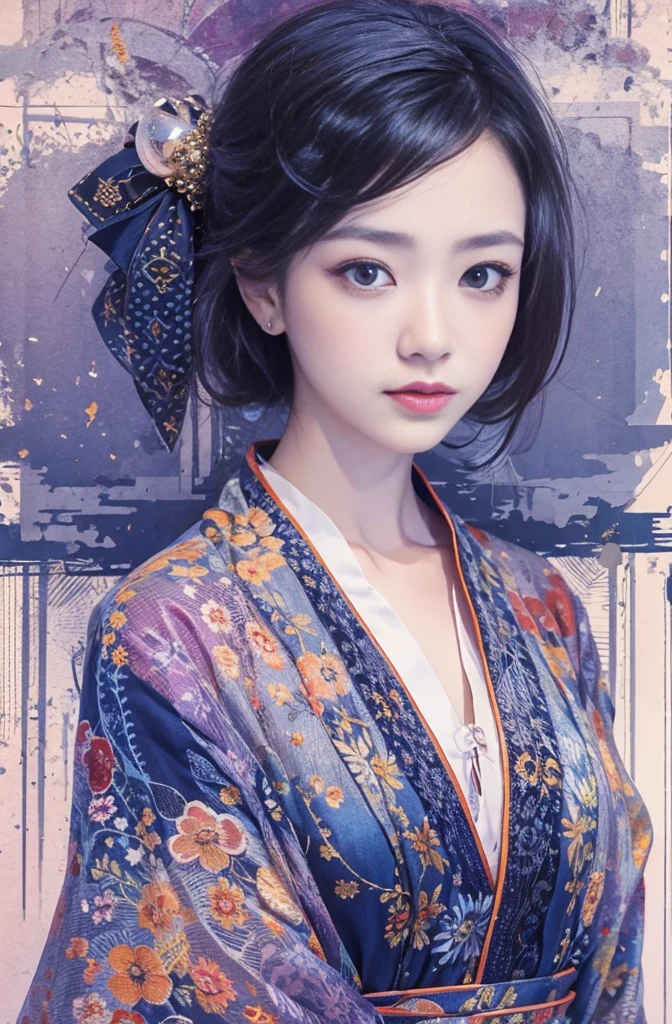Indigo shades, Avant-garde, Kenji Miyazawa's Worldview, Taisho Romance, A Midsummer Night's Dream, A fantastic atmosphere, A starry sky, Starlight, Stardust, Nebula Study, night train, Fairy tales for adults, Beautiful Ghost, Fashion model Sayoko Yamaguchi, 1人のBeautiful bob cutの女性が立っている, Melancholic look, mysterious beautiful woman, Beautiful bob cut, Very sharp beauty, A woman from a distinguished family in the 1920s, pretty much beautiful face, Sharp eyes with long slits, Very delicate and beautiful eyes, Captivating woman, Very stylish woman, Elegant and noble beauty, Beautiful and stylish indigo kimono, A woman who looks about 27 years old, Five fingered hand, Gorgeous and luxurious, Chen Yifei, Female painting, Vivid and colorful paintings, Glamorous and luxurious, eiko ishioka, yuuki hagure, Ishida Sui with black hair, takeyuki kanda, inspired by Miwa Komatsu, Kazami Yuuka, Yoshitomo Nara, Yaoi Kasuma, Akiko Takase, Kazue Kato, Paintings from Nakahara Nantenbo, tumbler, What it is?, kimi takemura, For whom???, Yoshitomo Nara, chiho ashima, Aoi Ogata, kiyoko suzuki, Ishida Sui with black hair, Chen Yifeiに影響を与えた作品, Works that influenced Francesco Hayes, Inspired by Hendrik Terbruggen, Jean=Works that influenced Auguste Dominique Ingres, Works that influenced Liu Jun, Jean=Works that influenced Auguste Dominique Ingres, artwork in the style of Switzerland, by ヤン・J, Switzerland, Beautiful Art UHD 4K, Detailed painting 4k, Beautiful digital art, Beautiful artwork illustration, Switzerland masterpiece, By Chen Yanjun, Lee Song, Highest quality, The perfect angle, Perfect composition, Best Shot, Official Art, Cinematic Light, Figurative art, Beautiful and expressive paintings, Beautiful artwork illustration, wonderful, Cool Beauty, clear, mysterious, Highest quality, Official Art, Extremely delicate and detailed painting style, Beautiful and subtle effects, Elegant and beautiful painting art, The pinnacle of painting beauty, Perfect light, Perfect composition, The perfect angle, Perfect subject, Best Shot, Female Solo, Sharp contours, Face close-up