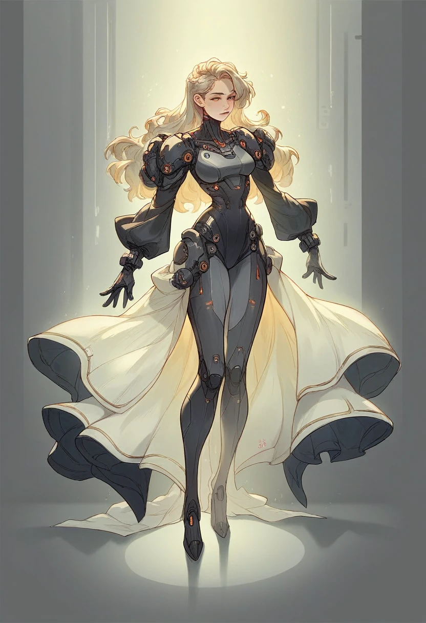 Futuristic black scorpion set, woman, There's something futuristic on it, Full body and face, trending on artstationh, Highly detailed, by WLOP, Sharp focus, studio photo, Intricate details, Beautiful lighting
