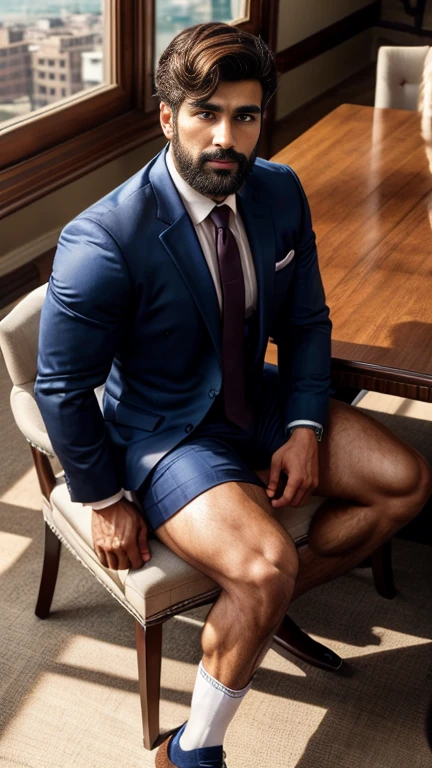 Gay sex between two indian beard bodybuilder hunks, pornography, realistic, nudity, sex poses, huge perfect penis insert in indian hunk ass, fucking gay ass, sitting on chair, from side view, hot gay sex poses, 69 , realistic, exotic, erotic moment, hot sex, gay porn, showing perfect penis, sex masterpieces, in formal suit, formal shoes, socks
