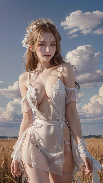 As it is,((16K, masterpiece, RAW Photos, Highest quality,Ultra-high resolution, Realistic, Highly detailed CG integrated in 16K)), 8k, diamond, wallpaper, Written boundary depth,Beautiful Face:1.4. Cinematic Light,smile,(Detailed face),Beautiful woman