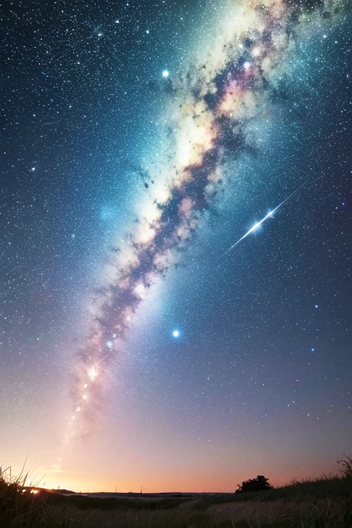 Summer starry sky