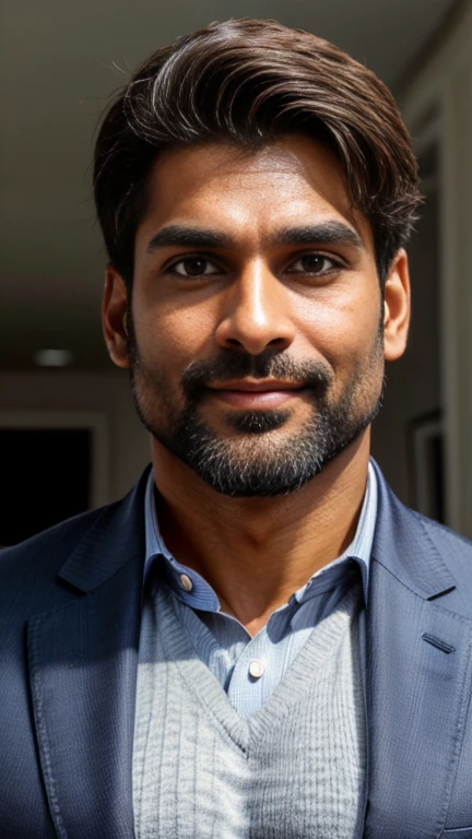masterpiece, best quality, high resolution, closeup portrait, male focus, half body focus, A indian man, 40 years old, with business suit, formal shoes and socks, brown hair, messy hairstyle, cute and seductive face, big chest, facial hair, roman nose, very skinny body, hairy legs, dimples, beard, bold jawline, his perfect big penis is coming out, masterpiece, below, amazing composition, front view, HDR, ultra quality, elegant, highly detailed, in sunlight 