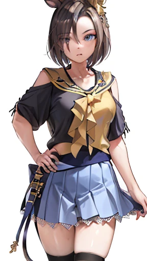 (((masterpiece))),(((High resolution)))、(((Perfect Face)))、(((Air Groove)))、15 years old, (((mini skirt))),  Plump, Top quality eyes, Detailed Texture, Looking at the camera, big , ((High resolutionの顔))
