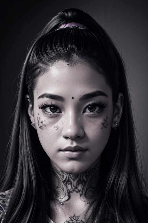 drawing of a woman with tattoos on her face and a lot of pencils, portrait jisoo blackpink, detailed drawing, highly detailed portrait, extremely detailed portrait, jisoo from blackpink, realism drawing, detailed fanart, fanart, black and white drawing, very detailed portrait, traditional art, hyperrealistic sketch, highly detailed drawing, realistic drawing, detailed penciling, pencil draw, drawing