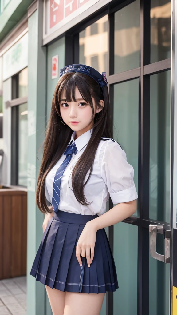 Cute Girls、high school girl、Idol、uniform、mini skirt、See-through