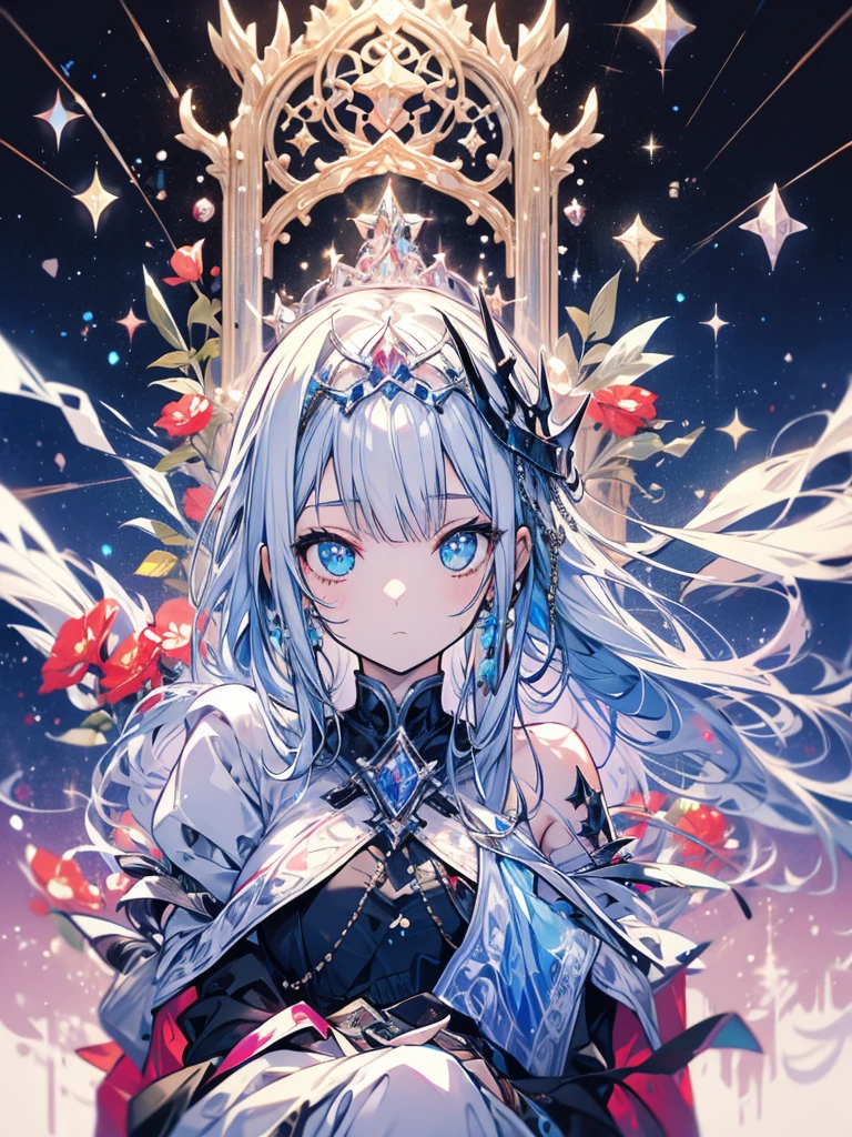 throne princess tiara sit
