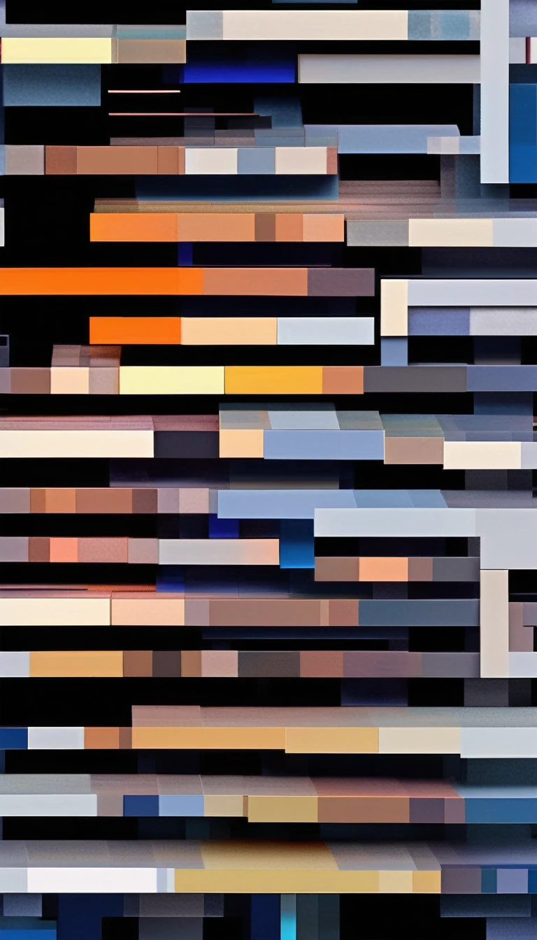 Felipe Panton Style - Pixel Art Pixel Art, u Invert, In abstract style, Edited photos, Philip Pantone, Fragmented Architecture, Kazuki Takamatsu, Piet Hein Eek, Technology-Based Art, Deconstructivism and fragmentation