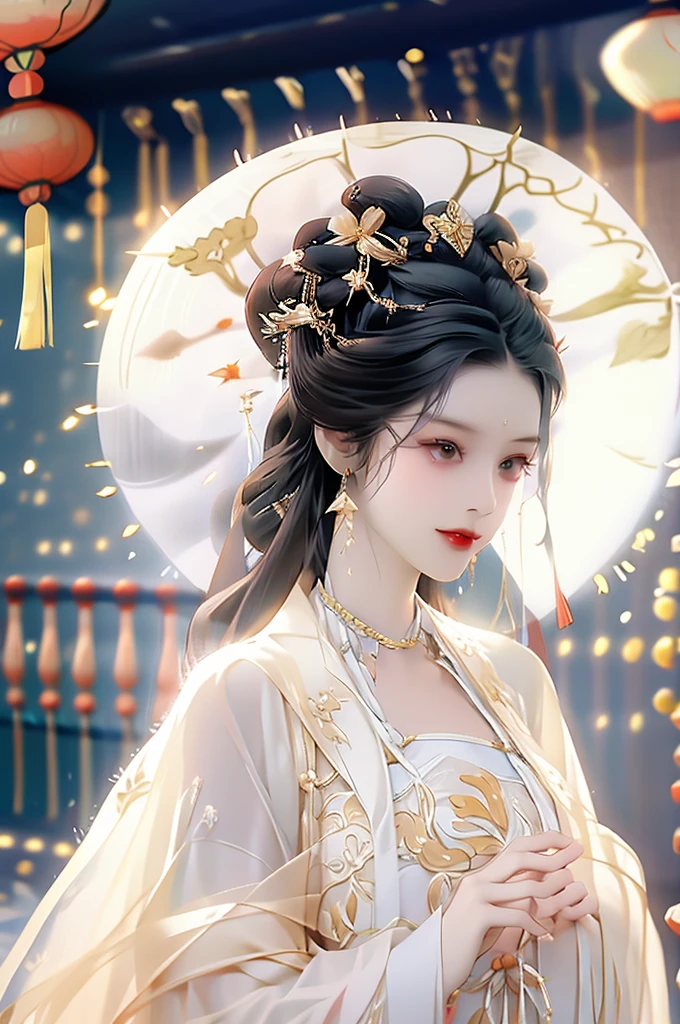 Black Hair, Immortal, Royal sister, Stepmother, Gold Robe, Taoist robe, Chinese style, Hair Bunch