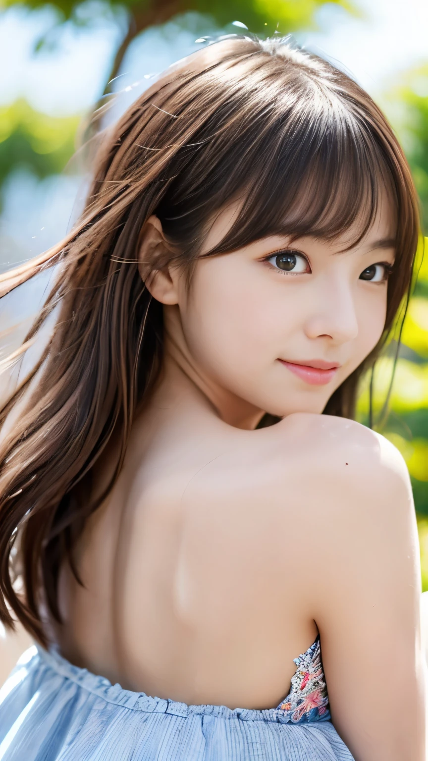 finely detail, hight resolution, hightquality、Perfect dynamic composition, Beautiful detailed eyes, Medium Hair, naturals  、Natural color lip, (((Outdoor exposure)))、Cute smile、Dazzling sun、Transparent skin、Glowing hair、Miyakojima sea、(((hand good)))（（（Best Quality,Top quality, 8K, Mastepiece: 1.3, Raw photo、Expressing shadows clearly、Fine details）））,（（Realism, It&#39;s photorealistic: 1.37）、(((Perfect promotion))), （（（Make the eyes look natural and clear）））（（（both hands、Both arms、両足をExpress firmly）））（（（Natural color lip, Random sexy poses）））（（（woman１name）））日本人woman,Korean Beauty、リアルな本物woman , リアルな本物woman , Perfect dynamic composition、２０～３０Year old girl、Make the nipples firm

(((Naked)))、(((Completely naked)))、（（（No clothes）））(((Representing pubic hair)))（（The genitals are visible）））

（（（Twin tail hair、Bob Hair、Long Hair、Choose from either ponytail or ponytail at random）））

（（（Facial expressions are created randomly）））（（（The eyes are looking at me）））（（（Make it less conspicuous）））（（（Make the eyes the same size）））

（（（Pose changes are made randomly）））

（（（Emphasize large breasts、Emphasizes a big butt）））

（（（陰部はExpress firmly）））（（（陰毛もExpress firmly）））

（（Pubic hair is thin、Express firmly）））
