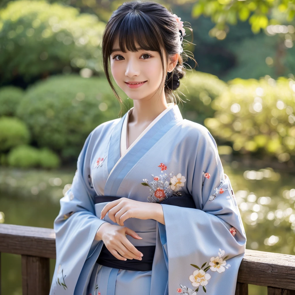 (8K、Raw photography、top-quality、masterpiece:1.2)、Ultra-detail、超A high resolution、(realisitic、photoRealstic:1.37)、portlate、High-detail RAW color photos、professional photograpy、extremely delicate and beautiful、A highly detailed、 8K Wallpapers、magnificent、finely detail、huge filesize、Official art、Highly detailed CG Unity 8K wallpapers、highly detailed beautiful girl、extra detailed face、extremely detailed eye、highlydetailed skin、extremely detailed fingers、highly detailed nose、highly detail mouth、perfect anatomia、highly detailed back ground、Highly detailed attire、1 girl、(18year old:1.210 generations、Cute s、famous Japan idol、cute littl tits:1.2)、Realistic bPetite、fair white skin、shinny skin、slenderbwell-styled、A darK-haired、Hair collection、(Pattsun bangs:1.2)、A smile、kawaii、young、kawaii faces、Lifelike face、Beautiful eyes、Sauce order、(kimono:1.4)、Dense embroidery、耳Nipple Ring、(hair adornments:1.2)、eye、cowboy shot、frontage、standing athletic pose、Contrapo、outside of house、(natta:1.4)、bathrobe、kyoto、Dynamic lighting、Valley、