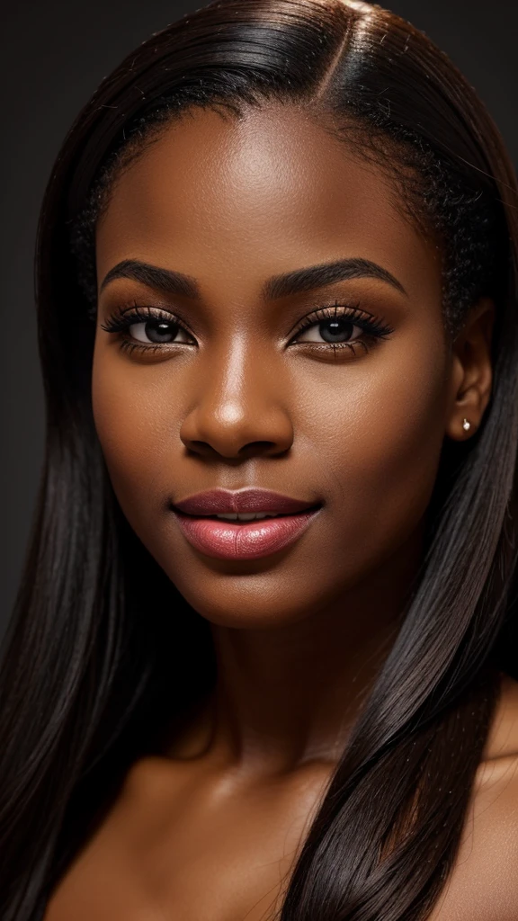 ,,,,,A beautiful beautiful black woman, beautiful silhouette, Cutes + gentle lips+Businessman Tresse) are in a company . very realistic Ivorian communications manager,,,,,,,,,,,, sorriso perfeito Cutes dentes brancos,,,,,,,,, ultra realisitic, concept drawing, posh, highy detailed, complicated, keen focus, Depth of field, F/1. 8, 85mm, medium shot, medium shot, (((professional color grading))), Spilled, soft, diffuse light, (volumetric Fog), Trends on Instagram, HD 4k, 8k

,, ,,,,,,Ultra-realistic close-up of female lips, perfectly hydrated and smooth, wearing vibrant red lipstick. The texture of the lips is detailed, showing every curve and contour, with soft lighting that enhances the color and shine of the lipstick. The image is Full HD, capturing the essence of sensual, well-cared for lips, with a neutral background that highlights the intensity of the color even more."


