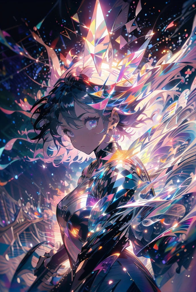 purple hair, shiny hair, crystal hair, Surrealism, anime, backlighting, 8k, super detail, UHD, retina, accurate, anatomically correct, textured skin, super detail, high details, high quality, award winning, best quality, highres
"Create an AI-generated image of a girl with purple hair, evoking destruction and regeneration. Set the background to represent a world of black and white."