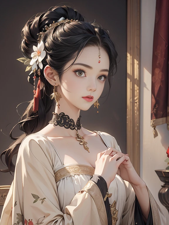 ((((best quality))))、(((Ultra-high precision CG16K wallpaper)))、(((masterpiece)))、(((Very detailed)))、(((Extreme detail)))、8K, masterpiece, best quality, 2D, (Traditional Chinese ink painting:0.2), (1 Classic Beauty), Square face,(Perfect hands:1.4),(Extremely delicate face and skin), Beautiful face, Perfectly proportioned face ,Wearing transparent thin clothes,Ultra-thin clothes,Leaking out of long legs