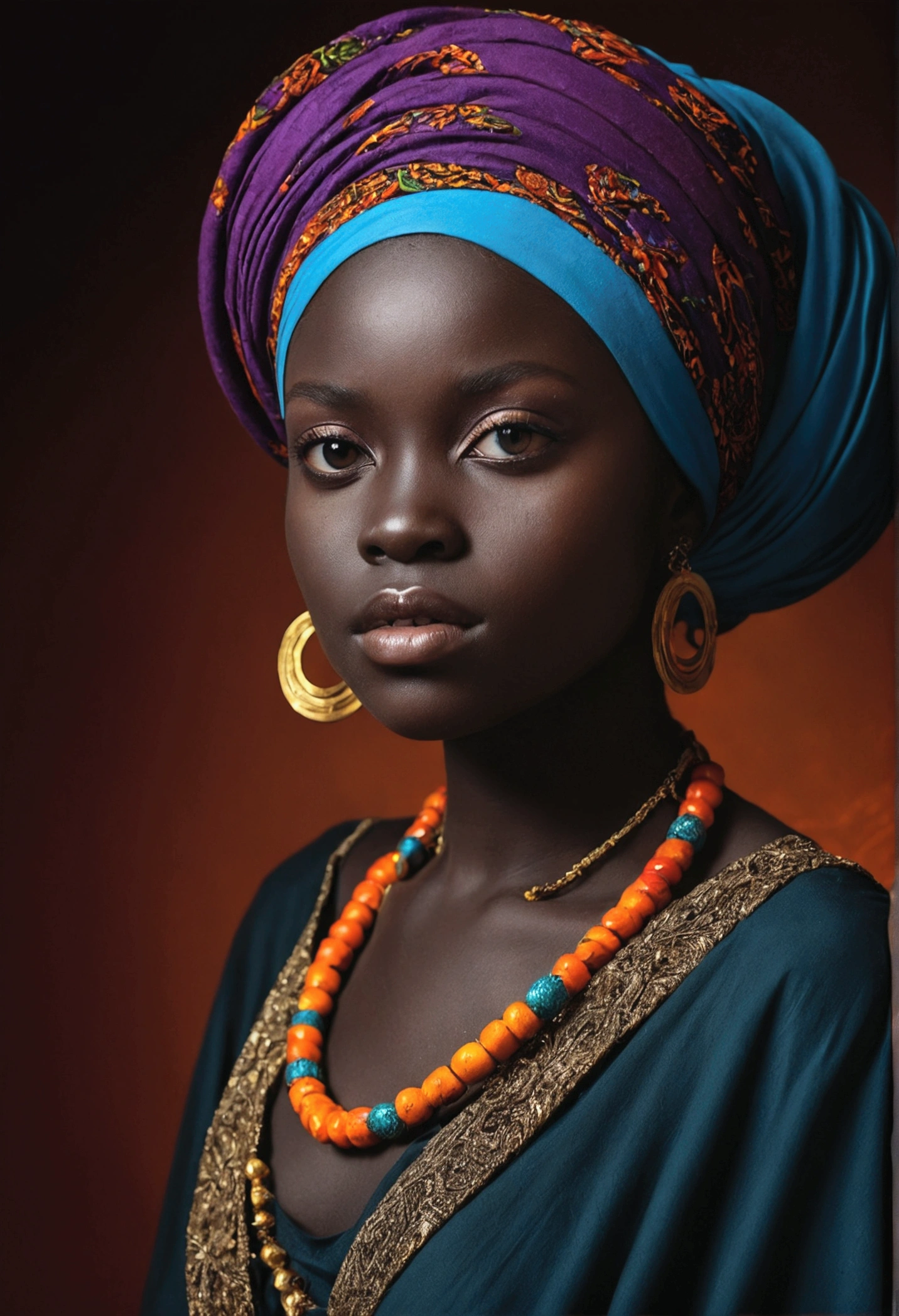 (1 dark girl)