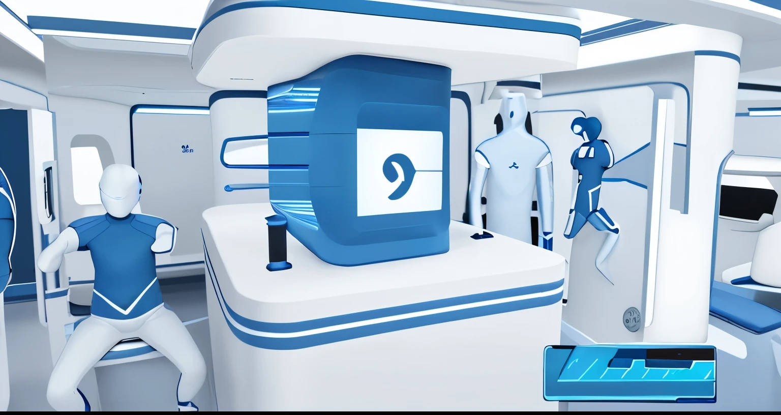 Change to smart technology,Blue, blue and white series