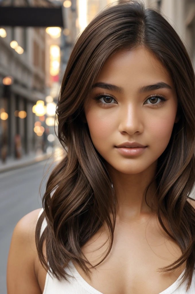 beautiful,face detail brown eyes might brown girl caucasian type iphone 15 pro big ass big