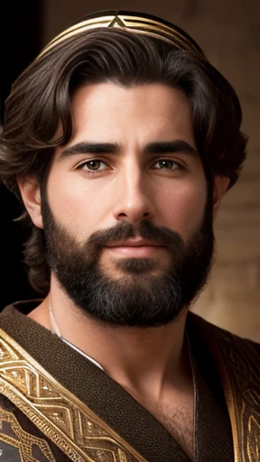 A Handsome Biblical Jewish Man. facefocus