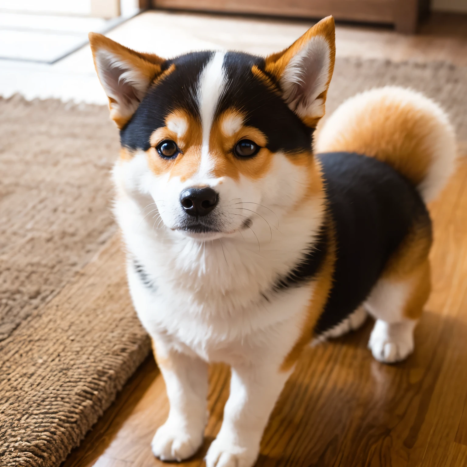 Momotaro is a Shiba Inu