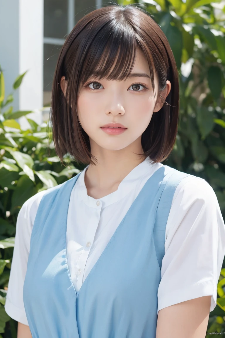 , Long winded [Blue-black:.3] hair,View your viewers, (masterpiece:1.3), (8k, Realistic, RAW Photos, Highest quality: 1.4), Japanese, (One girl), Beautiful Face, (Realistic Face), (black hair, short hair:1.3), beautiful hairstyle, Realistic eyes, Beautiful attention to detail, (Realistic Skin), Beautiful Skin, Charm, Ultra-high resolution, Ultra-realistic, Very detailed, Golden Ratio,