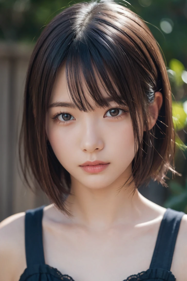, Long winded [Blue-black:.3] hair,View your viewers, (masterpiece:1.3), (8k, Realistic, RAW Photos, Highest quality: 1.4), Japanese, (One girl), Beautiful Face, (Realistic Face), (black hair, short hair:1.3), beautiful hairstyle, Realistic eyes, Beautiful attention to detail, (Realistic Skin), Beautiful Skin, Charm, Ultra-high resolution, Ultra-realistic, Very detailed, Golden Ratio,