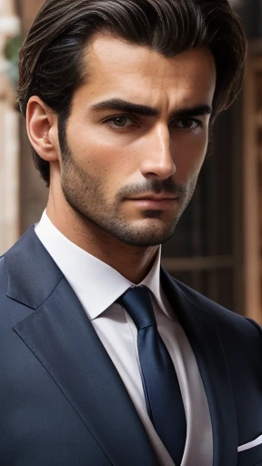 A handsome Italian man. facefocus