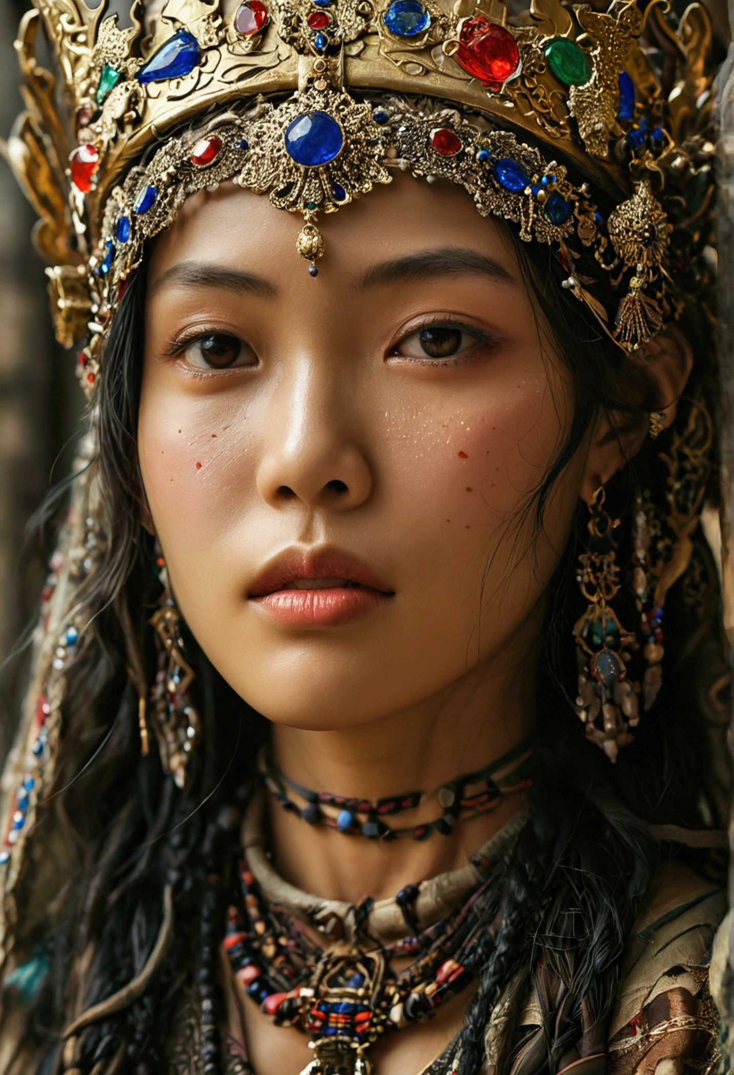 11Then、I heard a voice say to me:。「you、Many ethnicities、national、People with different languages、Also、About the Kings、I must prophesy again。」