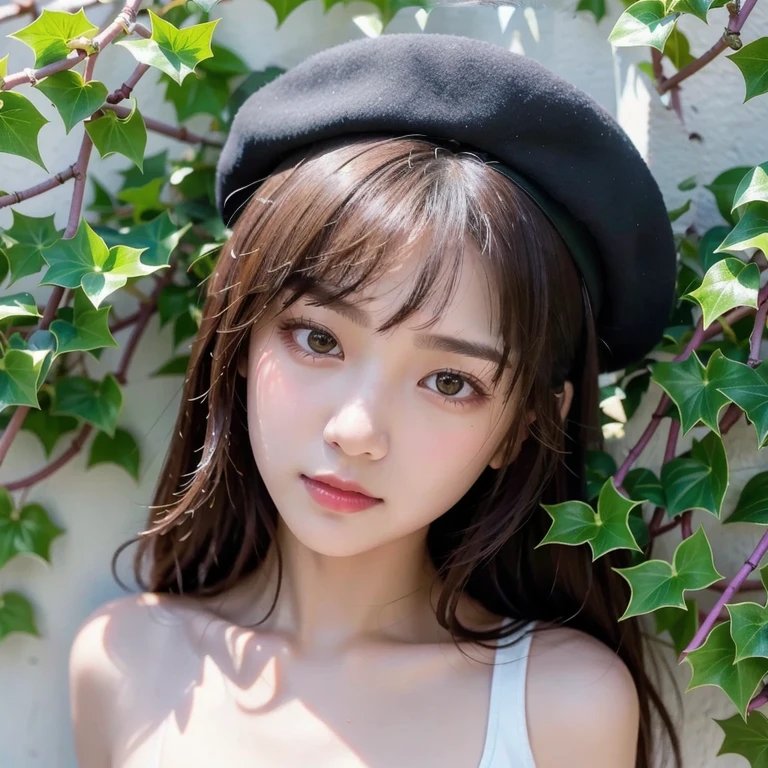 Normal head length,beret,