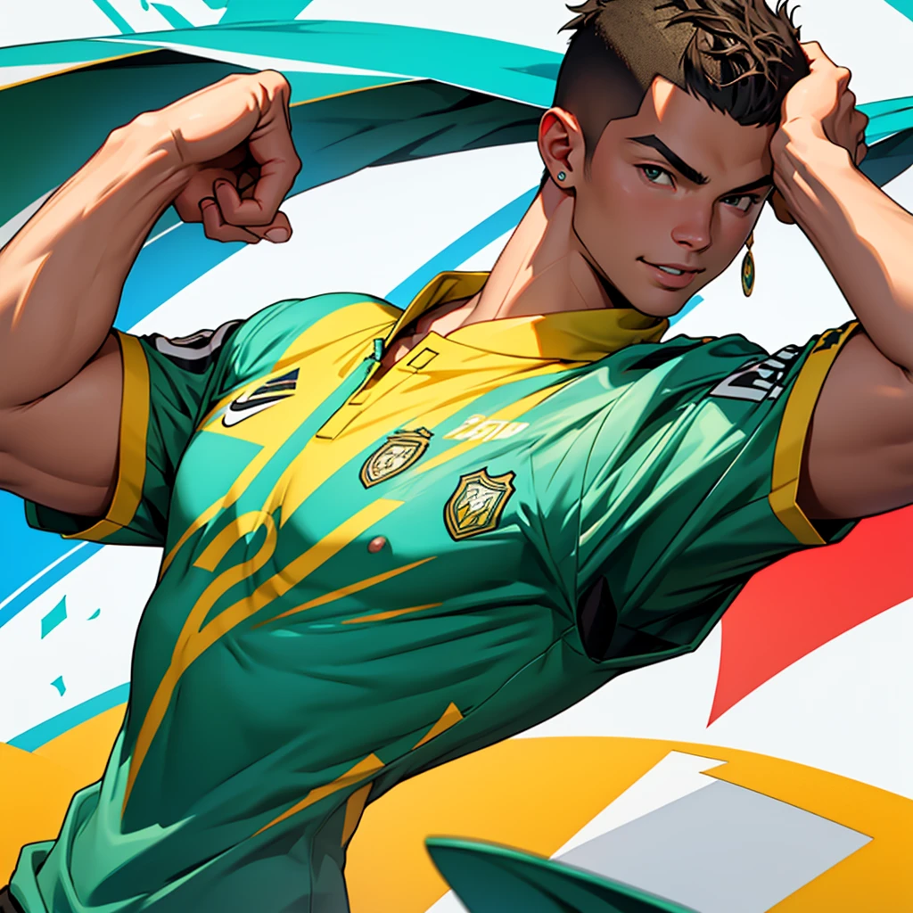 Create a good image of Ronaldo Nazário 9