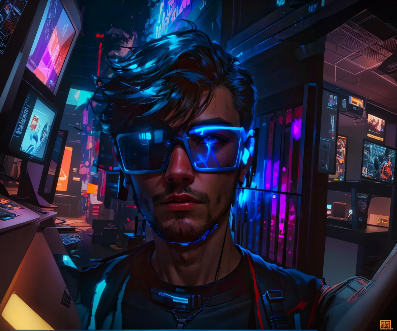 A background of gaming setup
