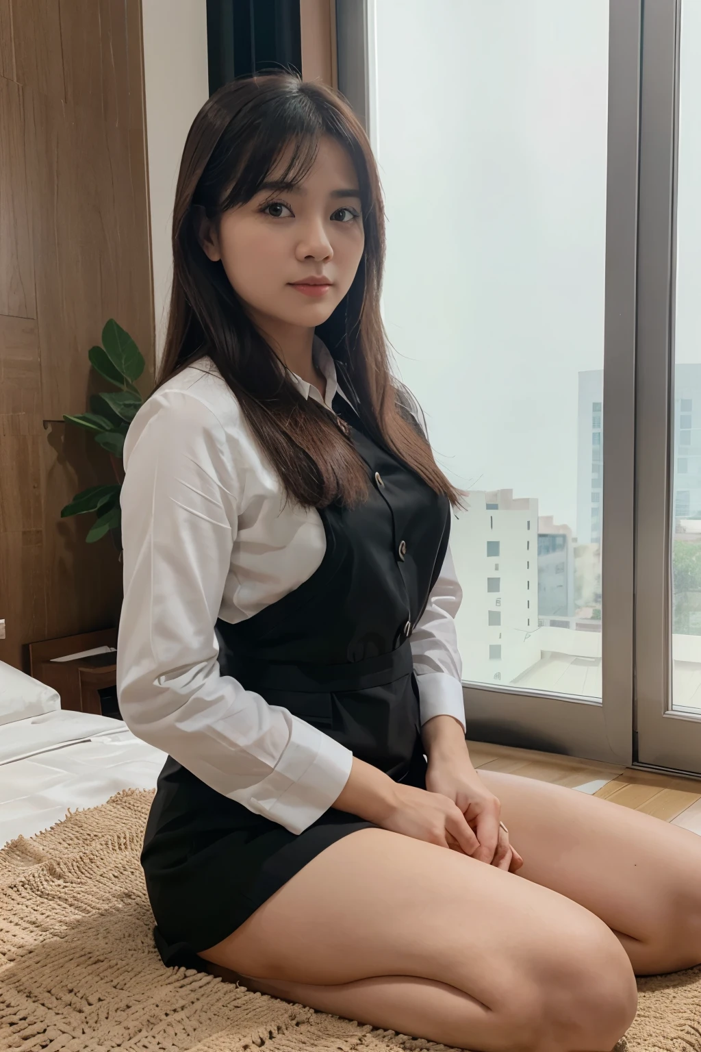 Hãy giúp tôi tạo một ảnh chú mèo đang ngồi trên ghế nhìn vào máy tính của mình, trên màn hình máy tính có kết quả các website của chú mèo đã SEO có kết quả N/A trên công cụ tìm kiếm google