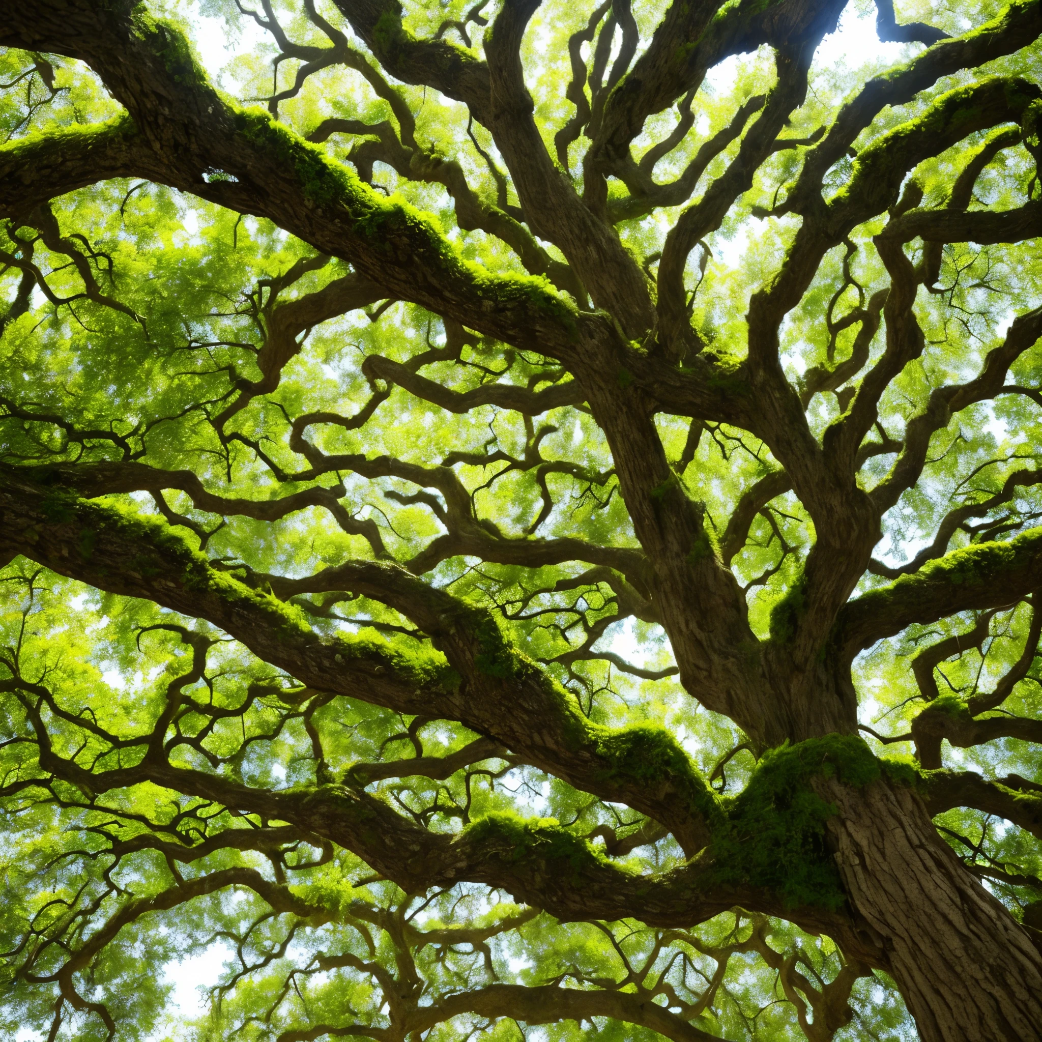 arafed tree with white moss growing on it in a park, spanish moss, beautiful ancient trees, overhanging branches, a beautiful tree, breath-taking beautiful trees, moss covered, breath - taking beautiful trees, oak trees, old trees, knotted trees, tall broad oaks, the treetops of giant oaks, hauntingly beautiful, oak tree
