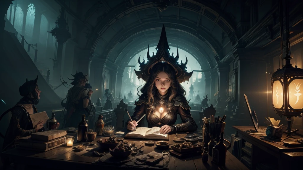 work of art, best qualityer, (Extremely detailed CG 8k unity wallpaper), (best qualityer), (best illustration), (best shade), absurderes, realistic lighting, (abyss), beautiful detailed glowing, arte de PeterMohrBacher,