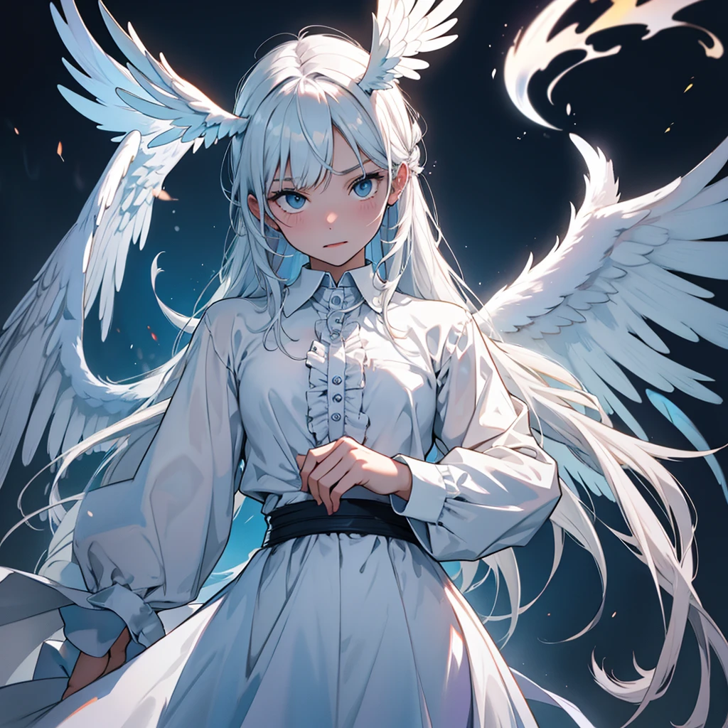 Ghost, spectrum, poltergeist, Horrible Spirit, shout, Transparent, angel wings
