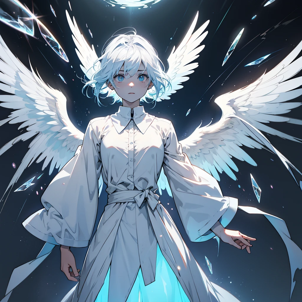 Ghost, spectrum, poltergeist, Horrible Spirit, shout, Transparent, angel wings 