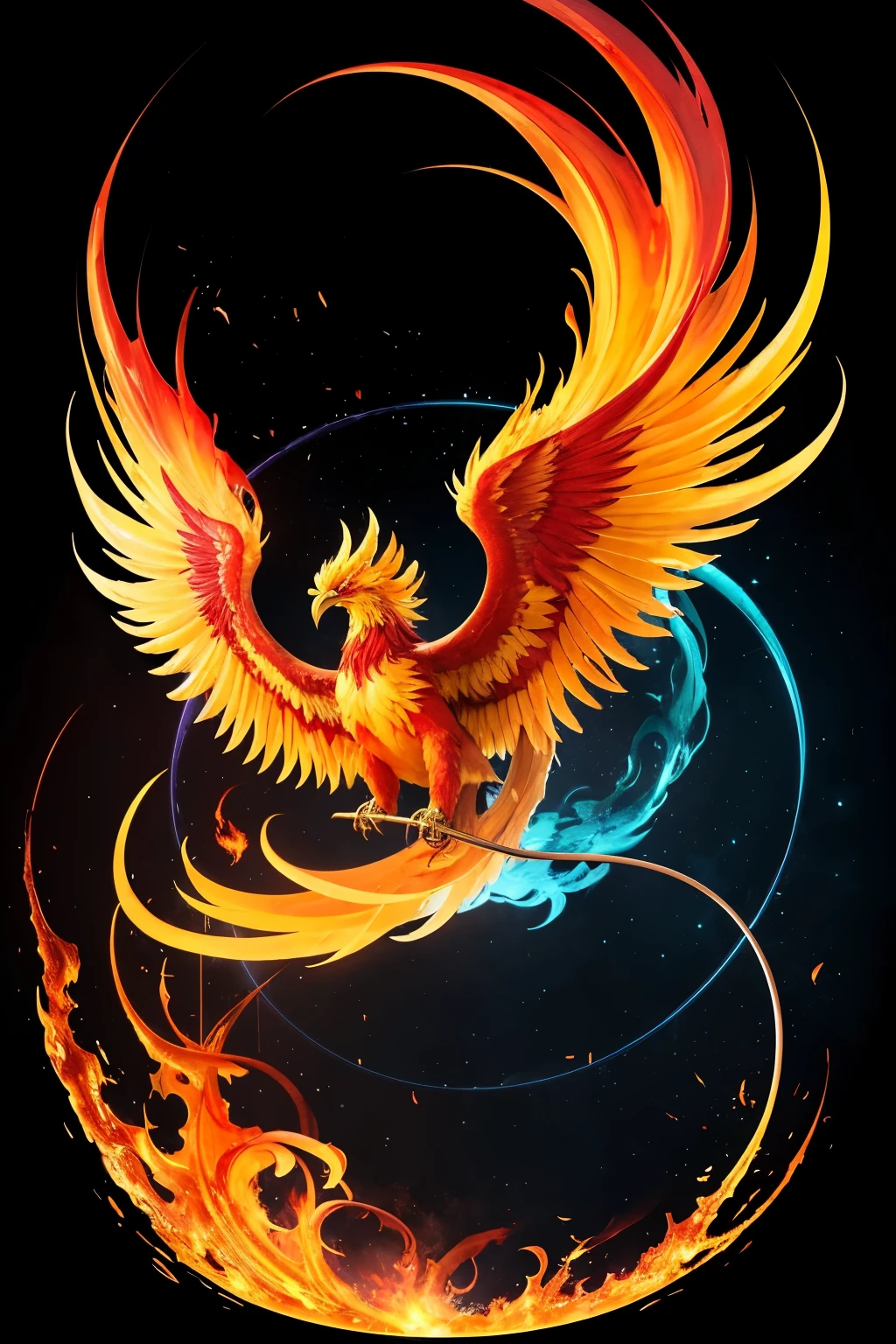 Certainly! Here’s the prompt translated into English:
"Design an impressive logo for a game called 'Phoenix Rebirth'. The logo should feature a majestic phoenix in flames, with vibrant and colorful details representing renewal and power. Use a warm color palette, including reds, oranges, and yellows, to convey the idea of fire and resurrection. The font should be elegant and stylized, integrating seamlessly with the phoenix image. The design should be modern and visually striking, capturing players' attention and evoking a sense of adventure and transformation."