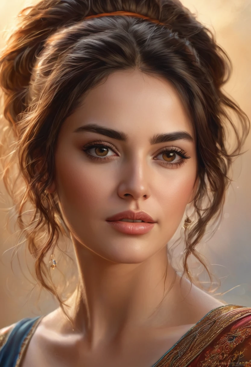 (best quality, highres, realistic:1.37), (portrait:1.1), (studio lighting), orthogonal profile picture, straight profile picture, detailed facial features, symmetric face, flawless skin, well-defined jawline, deep-set eyes, sharp eyebrows, luscious lips, natural-looking makeup, minimalistic background, soft color palette, balanced lighting,foto de perfil ortogonal, profile photo without tilt