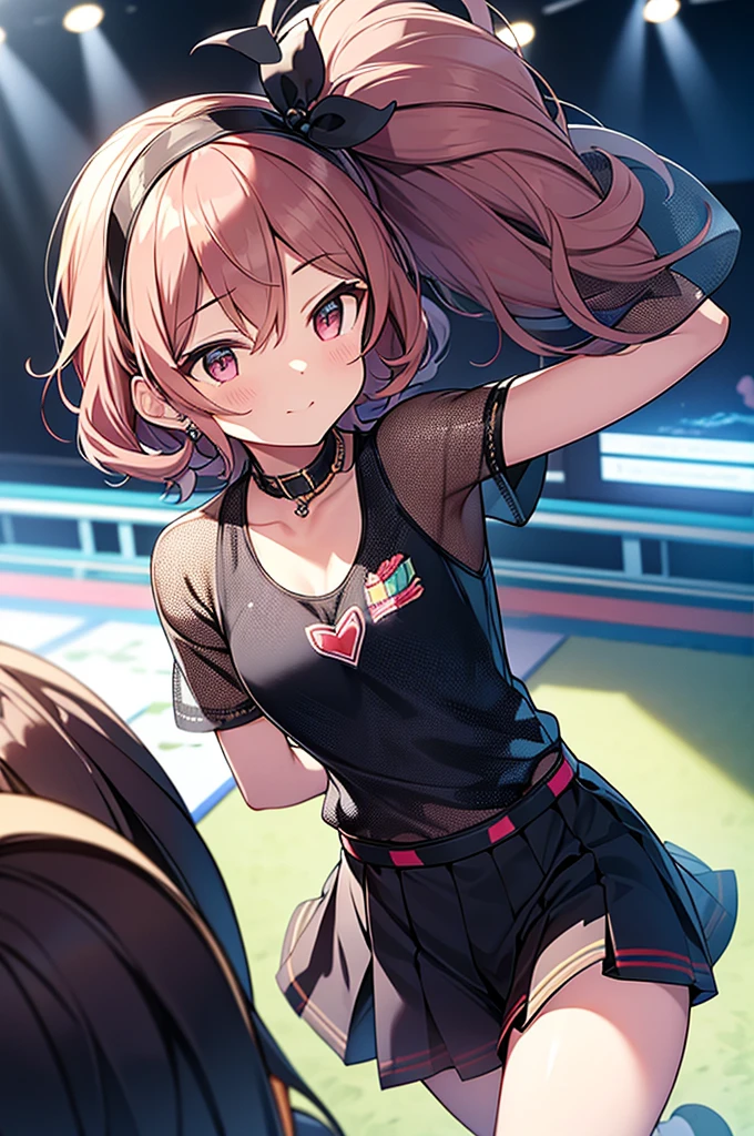 Idolmaster U149's Matoba Risa, Sakurai Momoka, and Tachibana Arisu、9Year old girl3people、Double Peace、Completely naked