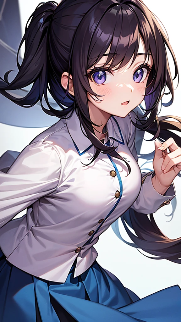 Beautiful anime girl, young, doctor lookbook, close up