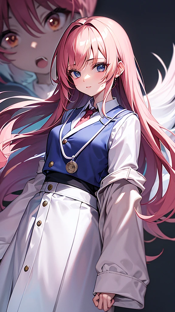 Beautiful anime girl, young, doctor lookbook, close up