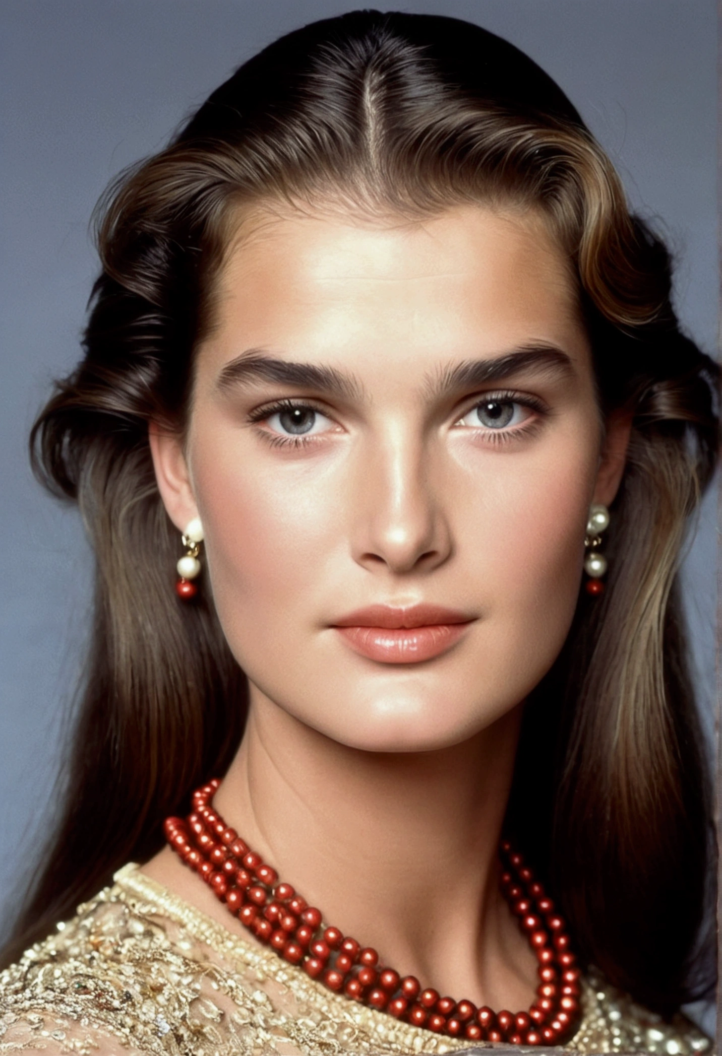 Young 16 year old Brooke shields ((looking very beautiful)) ((((very beautiful face))))