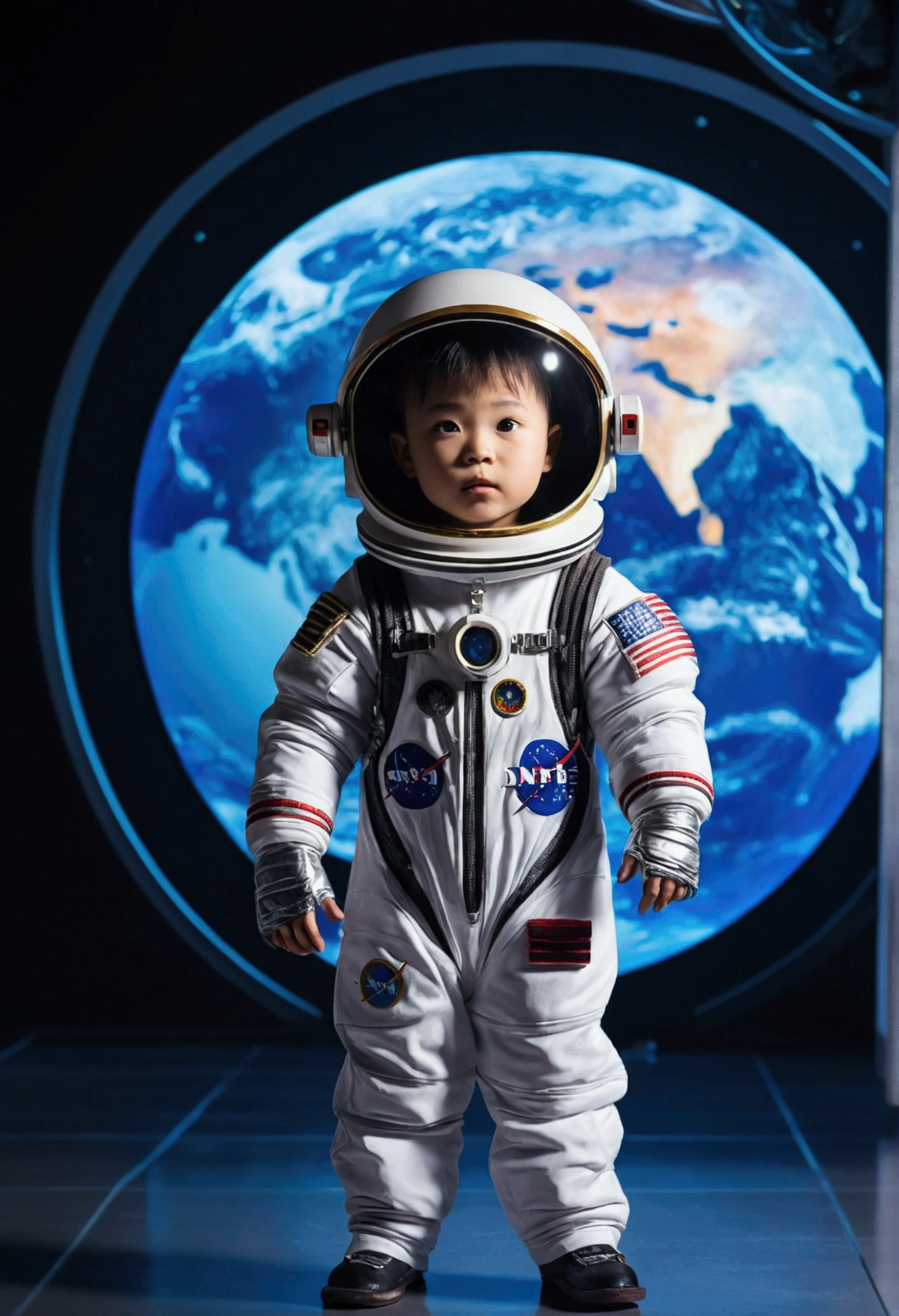 CHINA FUTURISTIC small kid astronaut