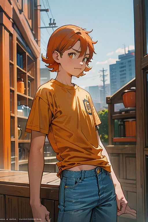 undefined, undefined, undefined, undefined, undefined, undefined, undefined, undefined, undefined, yellow tee, blue jeans, looking at viewers, orange hair, orange eyes, city, 


undefined, undefined, undefined, undefined, undefined, undefined, undefined, undefined, 