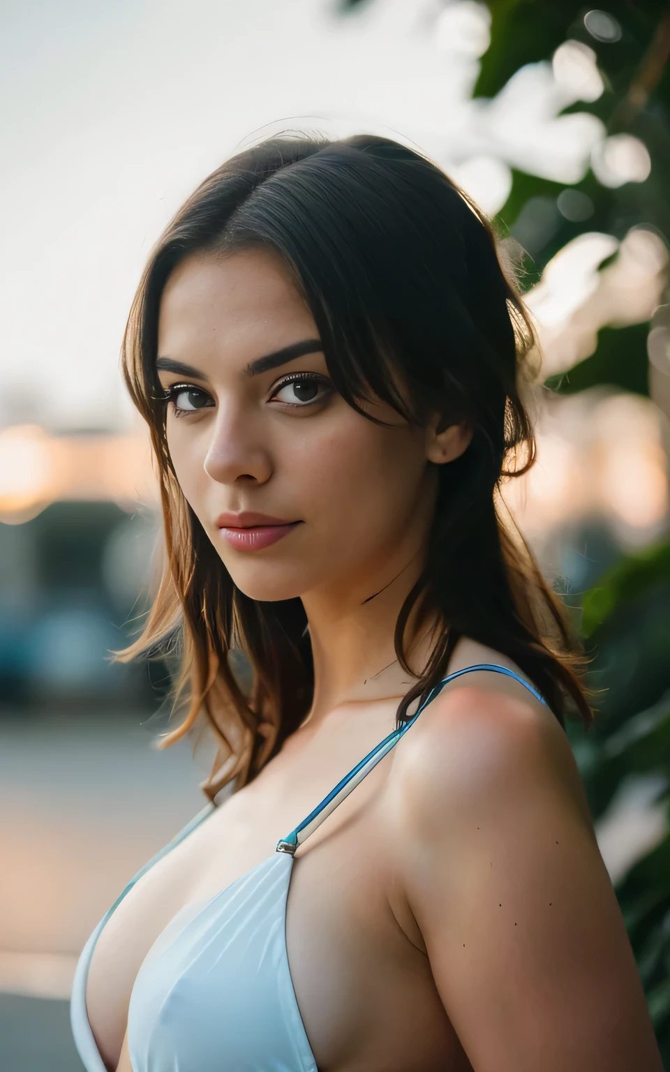 (best quality,4k,highres,masterpiece:1.2),ultra-detailed,(realistic,photorealistic,photo-realistic:1.37),HDR,UHD,studio lighting,ultra-fine painting,physically-based rendering,extreme detail description,professional,vivid colors,bokeh,beautiful young girl she play ps5,she wear a bikini,portrait photography,kodak,1990s,soft focus,zeiss planar 50mm F/0.7,ambient light,cinematic lighting,trending on artstation