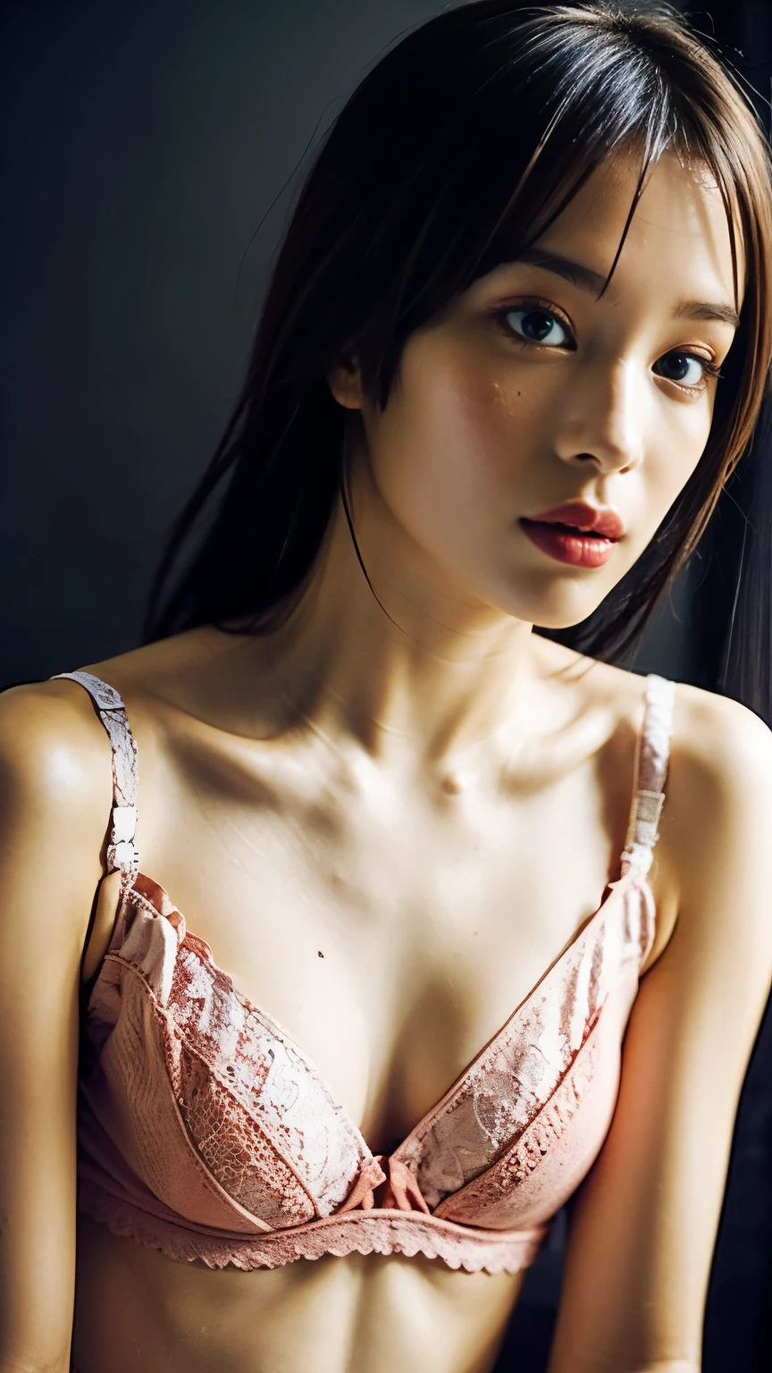 masterpiece, high quality,16K,32K,beautiful,Get used to it,Exquisite,extremely Get used to it, finely Get used to it, high quality, insanely Get used to it, ultra Get used to it, 超High resolution, high quality, beautiful face, Japanese, Browsing Caution,One girl, Very cute face, (Highly detailed eyes, Highly detailed face), (Ultra-realistic, High resolution), (最high quality:1.4), RAW Photos, (Realistic, Photorealistic:1.37), Professional photography, Cinematic Light, (Dynamic pose,Cute Lace Lingerie,Leaning forward:1.6),,Skin with attention to detail,,Glowing Skin, It gives me goosebumps,(Pulling on panties,blush,:1.8)