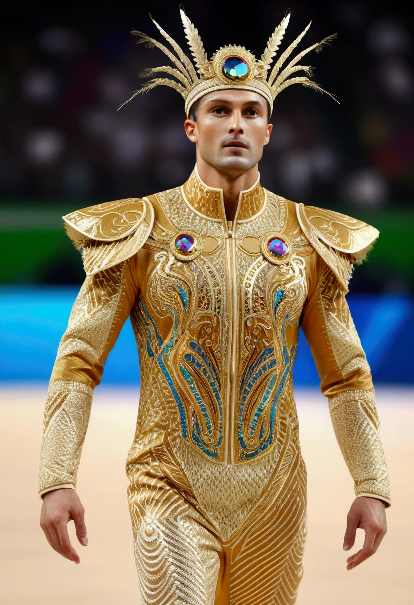 (Olympic Games), At the opening ceremony of the Olympic Games, delegations from various countries entered the stadium one after another. The athletes wore the costumes of their respective countries, full body, award-winning, cinematic still, emotional, vignette, dynamic, vivid, (masterpiece, best quality, photorealistic, Professional, perfect composition, very aesthetic, absurdres, ultra-detailed, intricate details:1.3)