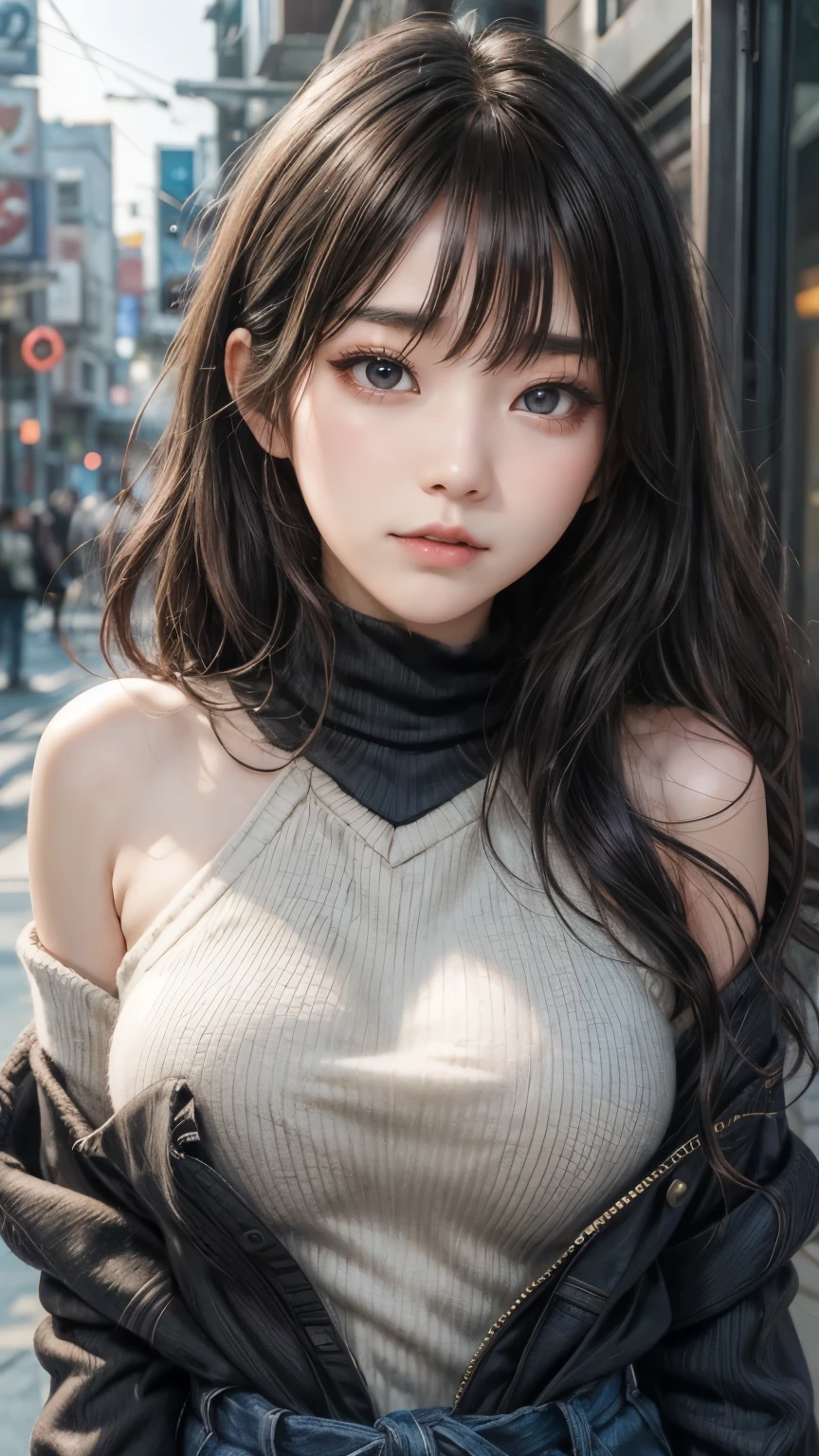 (最高qualityのディテール)、Realistic、8K Ultra HD、High resolution、(One Girl:1.2)、The 超detailedな、高qualityのテクスチャ、複雑なdetailed、detailed、非常にdetailedなCG、高qualityの影、detailed 美しく繊細な顔、detailed 美しく繊細な目、Written boundary depth、Ray Tracing、20th Generation、Cute K-Pop Girls、(The Face of Ulzan in Korea)、Thin face、(Urzan-6500-v1.1:0.6)、PurerosFace_v1、Glowing Eyes、Perfect body、 Viewer Display、(最高qualityのディテール:1.2)、Realistic、8K Ultra HD、High resolution、(One Girl:1.2)、The 超detailedな、高qualityのテクスチャ、複雑なdetailed、detailed、非常にdetailedなCG、高qualityの影、detailed 美しく繊細な顔、detailed 美しく繊細な目、Written boundary depth、Ray Tracing、20th Generation、Cute K-Pop Girls、(The Face of Ulzan in Korea)、Thin face、(Urzan-6500-v1.1:0.6)、cheek、Glossy Lips、、High resolution, Best image quality, 最高quality, Realistic, 超detailedな, Realistic, 4K 8K Ultra HD Full Color RAW Photos, Fujifilm(Medium format), Hasselblad, Carl Zeiss, Incredible dynamic range photography(utility_art:Smooth-768:1.1),High resolution, High pixel count, 明確なdetailed, Clear images, Natural color reproduction, Noise Reduction, High fidelity, quality, Software Improvements, Upscaling, Optimized Algorithms, Professional-level retouching,
1. Oversized coat:
The coat is、Choose an oversized design that covers from shoulders to knees.。Color is classic navy or black、or warm khaki or beige, hang on.、Choose colors that match the season。
2. Knitted sweater or turtleneck:
To protect yourself from the cold、Knitted sweater or turtleneckを選択してください。Match the texture and color of the knit to the coat.。
3. Wide leg pants:
For pants, Choose a wide-leg design、Combines ease of movement and style。Denim in dark tones or black trousers will look good.。
4. Knee-high boots:
What is included in an oversized coat、足首からふくらはぎまでカバーするKnee-high bootsとの組み合わせ。Boots are black or dark brown and chic.、Gives a stylish impression。
5. accessories:
シンプルなゴールドまたはシルバーのaccessoriesを選択してください、Add elegance to your outfit。for example、Long necklaces and large earrings are recommended.。
6. Handbags:
Handbags、Choose a color that matches the tone of your outfit.。Shoulder bags and tote bags are convenient and stylish。
7. Compensateと髪型:
Compensate, Choose natural colors that flatter your skin。Wavy Hair、By creating loose curls、Appeal to softness。