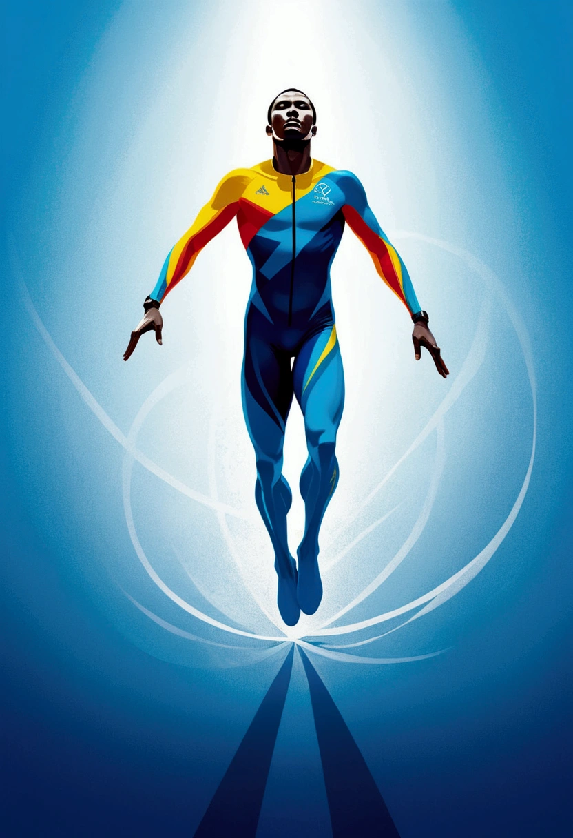 Olympic Games, Athlete Passing the Torch, full body, cinematic still, (best quality, masterpiece, photorealistic), very aesthetic, perfect composition, intricate details, ultra-detailed, vivid colors