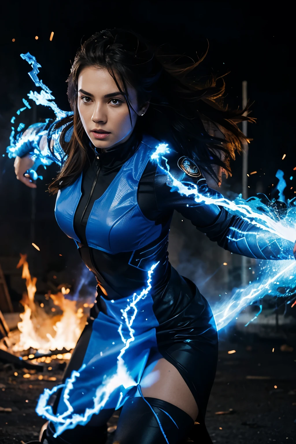 blue fire power