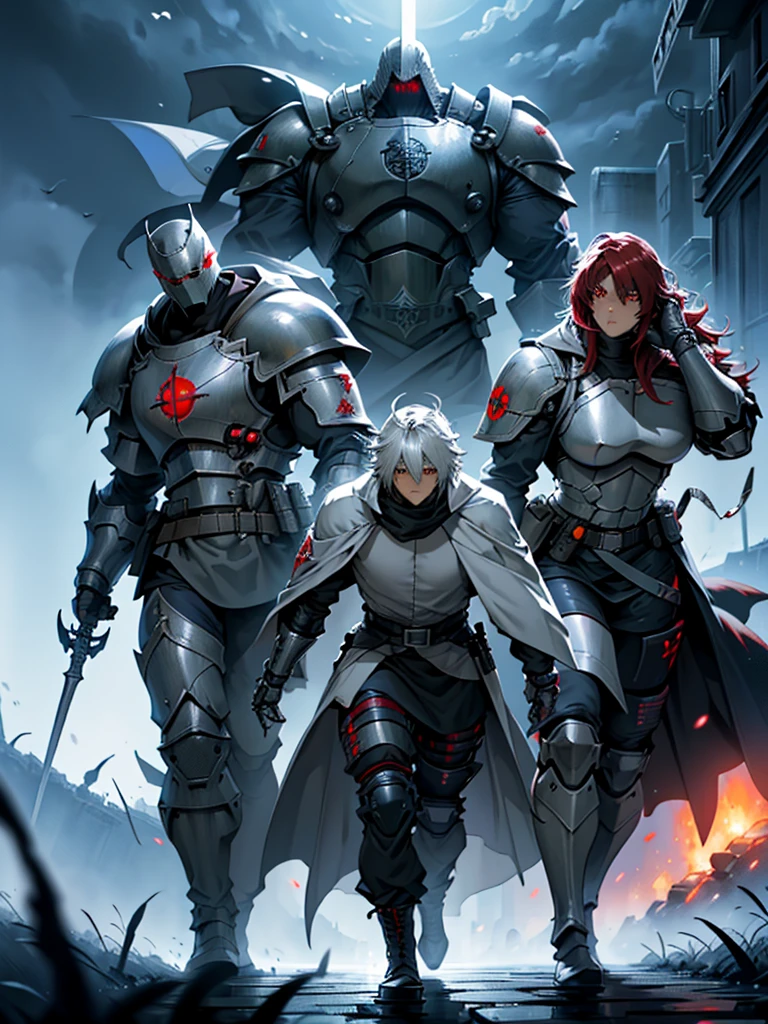 (Knight Templar Anime - If you want peace, prepare for war - Knight Templar of the medical order - ULTRA HD - FULL HD - 4K - Anime - Dark Fantasy - Futuristic - Cyborg - Apocalypse - End of the world - military fighters)