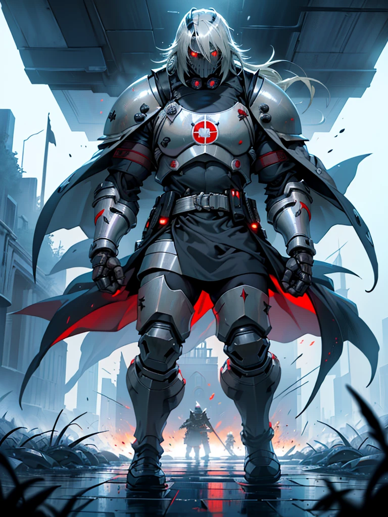 (Knight Templar Anime - If you want peace, prepare for war - Knight Templar of the medical order - ULTRA HD - FULL HD - 4K - Anime - Dark Fantasy - Futuristic - Cyborg - Apocalypse - End of the world - military fighters)